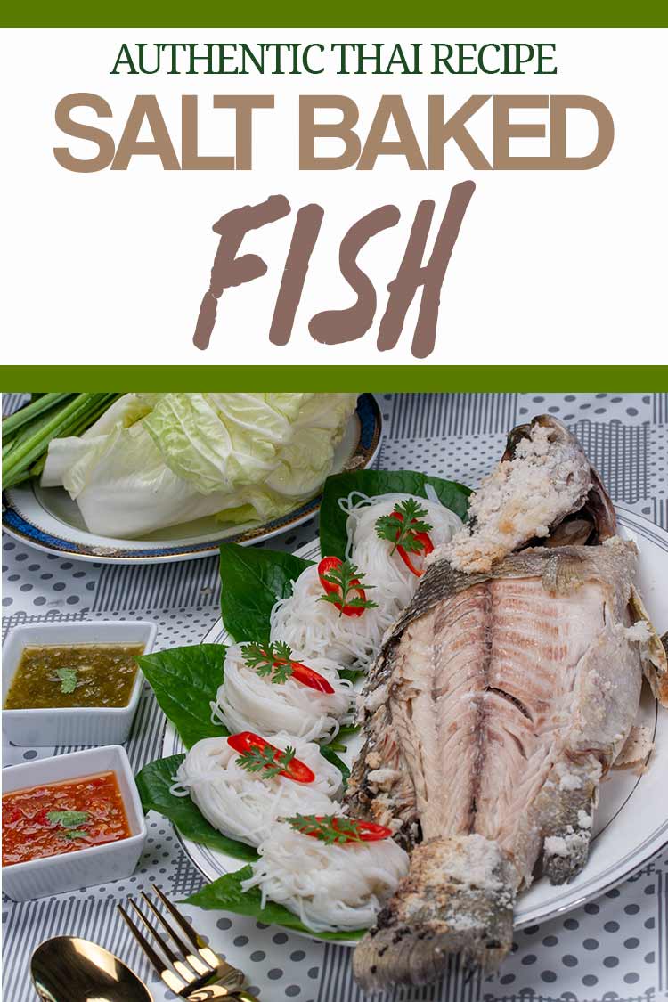 Salt Baked Fish - Moist Thai Salt Crusted Fish - BBQ Or Oven